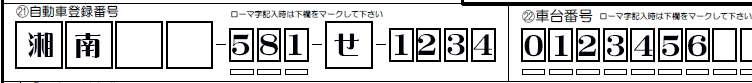 所有者氏名変更登録-自動車登録番号-車台番号解説