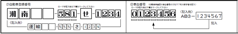 一時抹消登録-自動車登録番号-車台番号解説